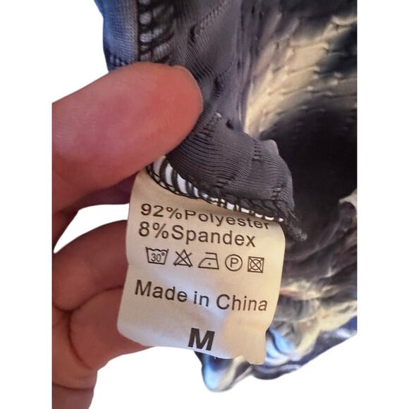 NWT HALARA TIE DYE JUMPSUIT W/LOW BACK; SIZE MED - Picture 3 of 3